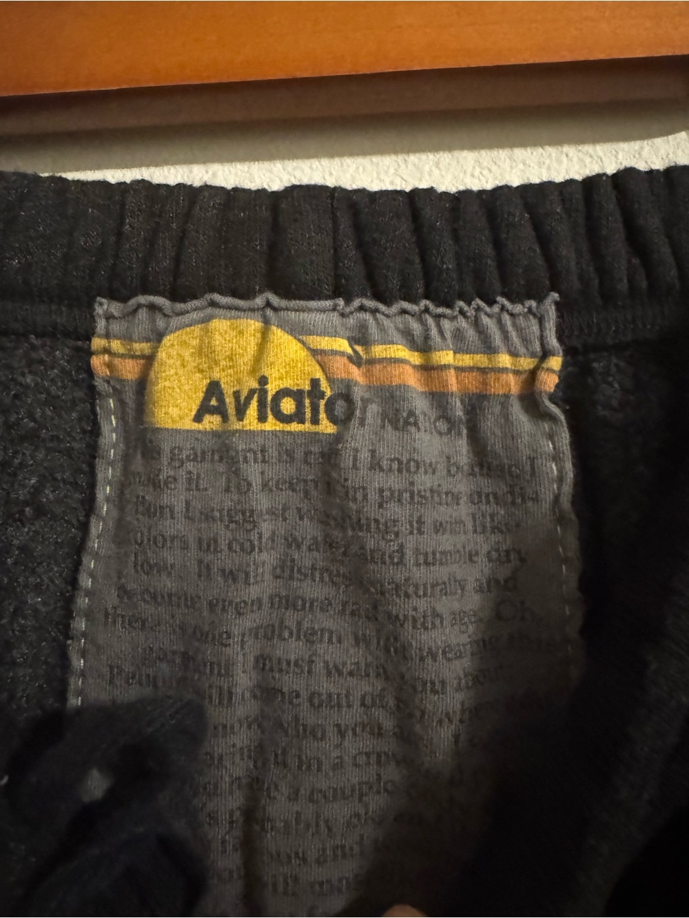 Aviator Nation Black Smiley Face Cropped Hoodie & Sweatpants Set - Picture 6 of 7